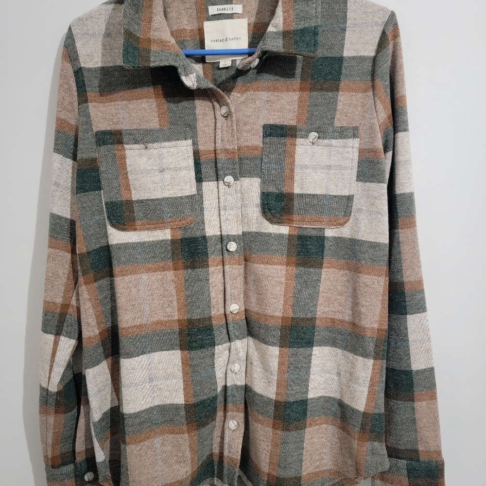 Womens Thread Supply L flannel